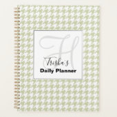 Houndstooth Daily Planner met jouw naam - HAMbWG (Voorkant)
