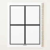 Houndstooth Daily Planner met jouw naam - HAMbWG (Achterkant)