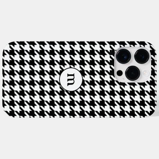 Houndstooth Elegantie Case-Mate iPhone Case (Achterkant (horizontaal))