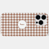 Houndstooth Elegantie Case-Mate iPhone Case (Achterkant (horizontaal))