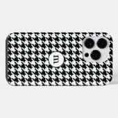 Houndstooth Elegantie iPhone Hoesje (Achterkant horizontaal)