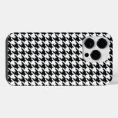 Houndstooth Elegantie iPhone Hoesje (Achterkant horizontaal)