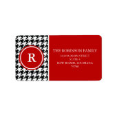 Houndstooth Etiket (Voorkant)