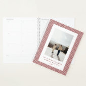 Houndstooth Falu rood lijst foto Planner (Display)