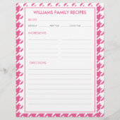 Houndstooth familienaam Recept invoegen (Achterkant)