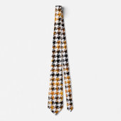 Houndstooth Flames of Plasma Pattern Stropdas (Voorkant)