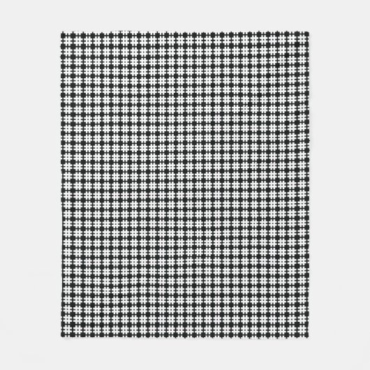 Houndstooth Fleece Blanket (Voorkant)