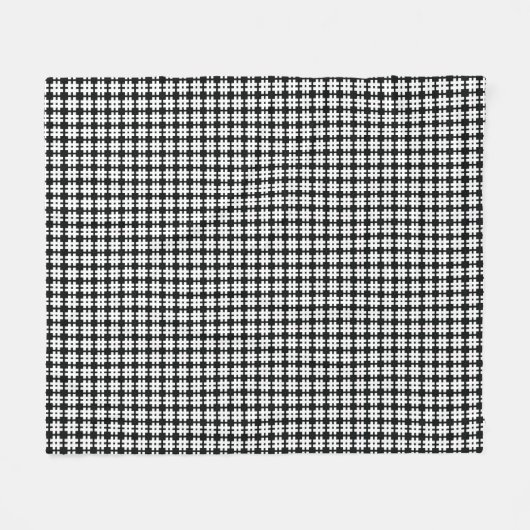 Houndstooth Fleece Blanket (Voorkant (Horizontaal))