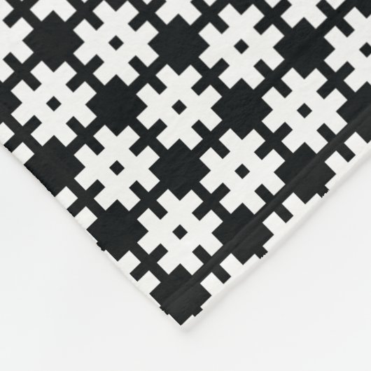 Houndstooth Fleece Blanket (Hoek)