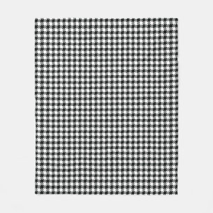Houndstooth Fleece Blanket Deken