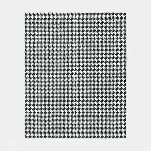 Houndstooth Fleece Blanket Deken