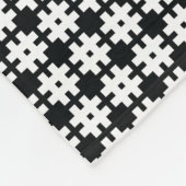 Houndstooth Fleece Blanket Deken (Hoek)