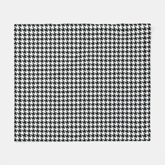 Houndstooth Fleece Blanket Deken (Voorkant (Horizontaal))