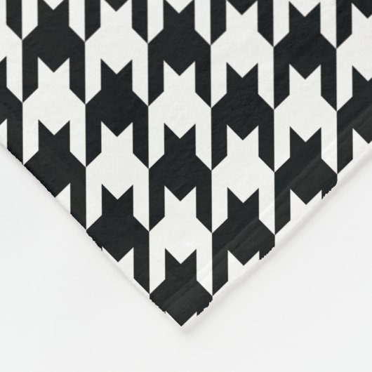 Houndstooth Fleece Blanket Deken (Hoek)