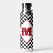 Houndstooth gepersonaliseerd waterfles (Links)