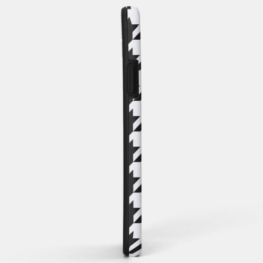 Houndstooth Gewikkeld in Voorzichtigheid Case-Mate iPhone Case (Achterkant/rechts)
