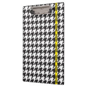 Houndstooth Gewikkeld in Voorzichtigheid Klembord (Links)