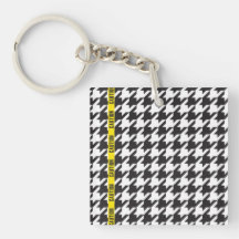 Houndstooth Gewikkeld in Voorzichtigheid