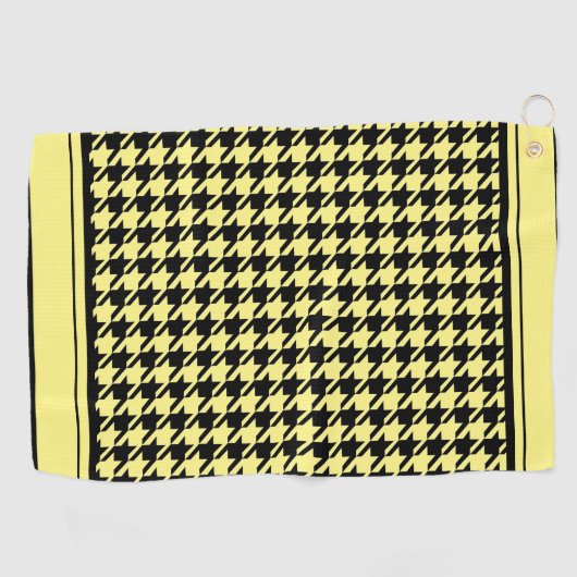 Houndstooth golfhanddoek (Horizontaal)