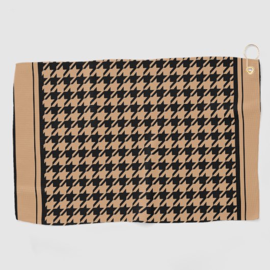 Houndstooth golfhanddoek (Horizontaal)