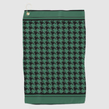 Houndstooth golfhanddoek