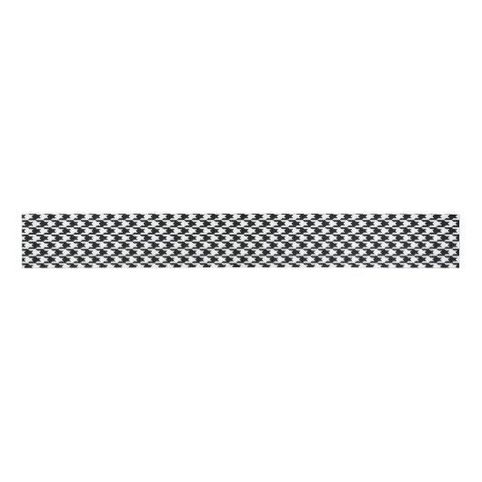 Houndstooth Grosgrain Ribbon Grosgrain Lint (Voorkant)