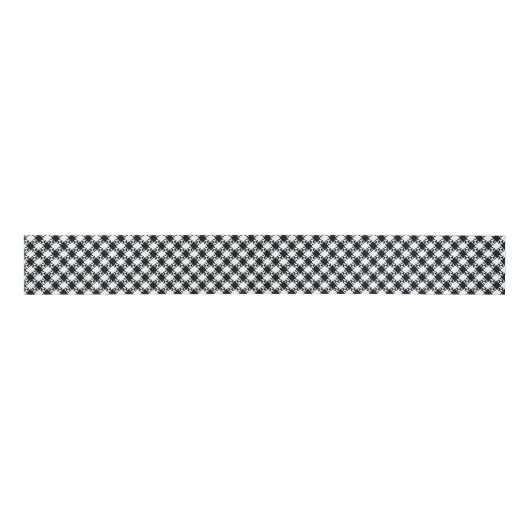 Houndstooth Grosgrain Ribbon Grosgrain Lint (Voorkant)