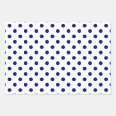 Houndstooth, Herringbone, Dot DIY-kleuren WhBlue Inpakpapier Vel (Voorkant 3)