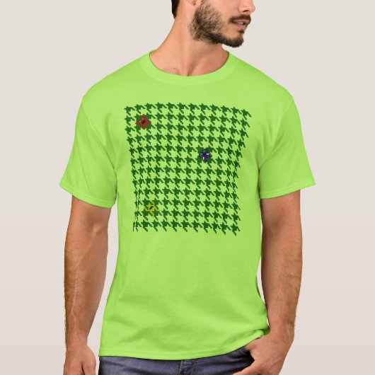 Houndstooth Invaders T-shirt (Voorkant)