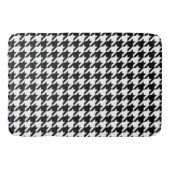 Houndstooth klassiek wevingspatroon badmat (Voorkant)
