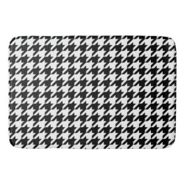 Houndstooth klassiek wevingspatroon badmat