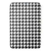 Houndstooth klassiek wevingspatroon badmat (Voorkant Verticaal)