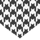 Houndstooth klassiek wevingspatroon korte tafelloper (Hoek)