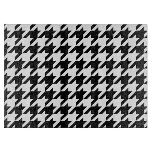 Houndstooth klassiek wevingspatroon snijplank (Voorkant)