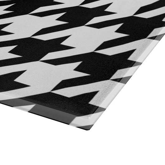 Houndstooth klassiek wevingspatroon snijplank (Hoek)