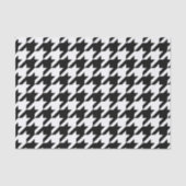 Houndstooth klassiek wevingspatroon tissuepapier (Voorkant)