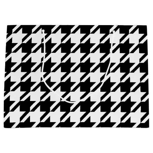 Houndstooth Large Cadeautasje (Voorkant)