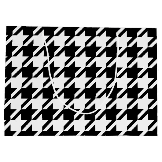 Houndstooth Large Cadeautasje (Achterkant)