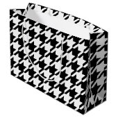 Houndstooth Large Cadeautasje (Achterkant Gekanteld)