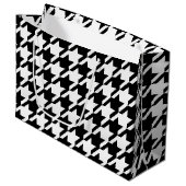 Houndstooth Large Cadeautasje (Voorkant Gekanteld)