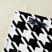 Houndstooth Large Classic Pattern Beach Towel Strandlaken (In situ)