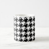 Houndstooth Large Classic Pattern Coffee Mok (Center)
