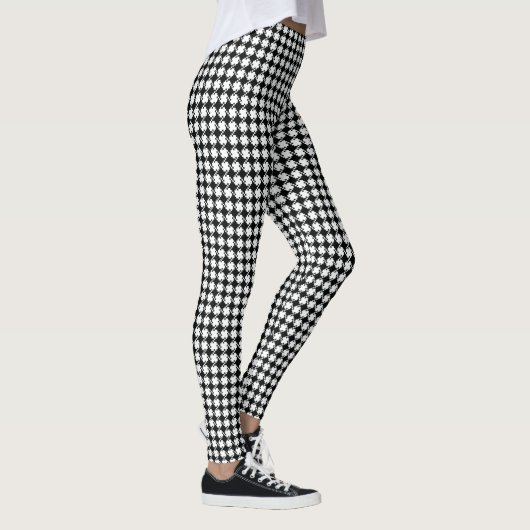 Houndstooth-Leggings Leggings (Rechts)