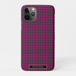 Houndstooth-Magenta Case-Mate iPhone Case