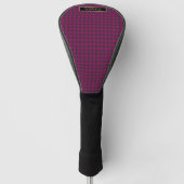 Houndstooth-Magenta Golfheadcover (Voorkant)