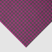 Houndstooth-Magenta Tissuepapier (Detail)