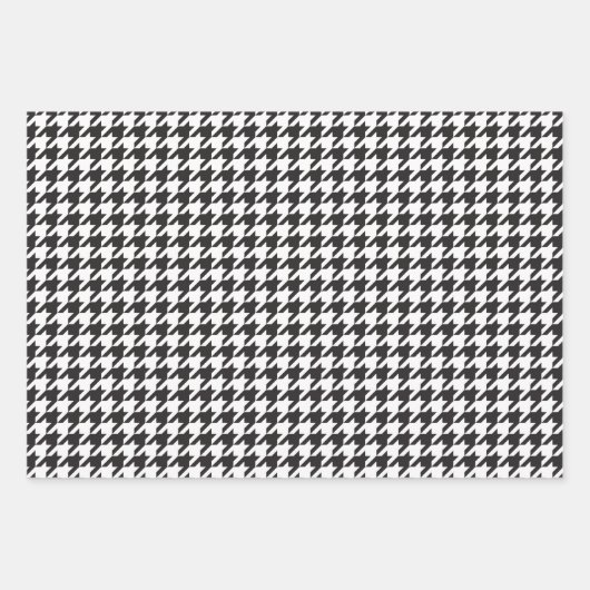Houndstooth Mix Inpakpapier Vel (Voorkant 2)