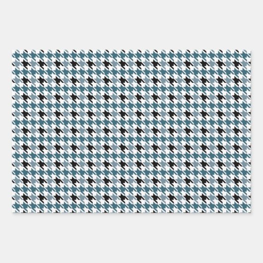 Houndstooth Mix Inpakpapier Vel (Voorkant)