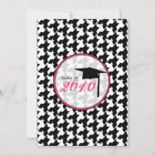 Houndstooth Mode Afstuderen Uitnodiging - 2010 (Achterkant)