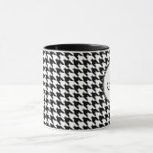 Houndstooth Monogram Mok (Midden)